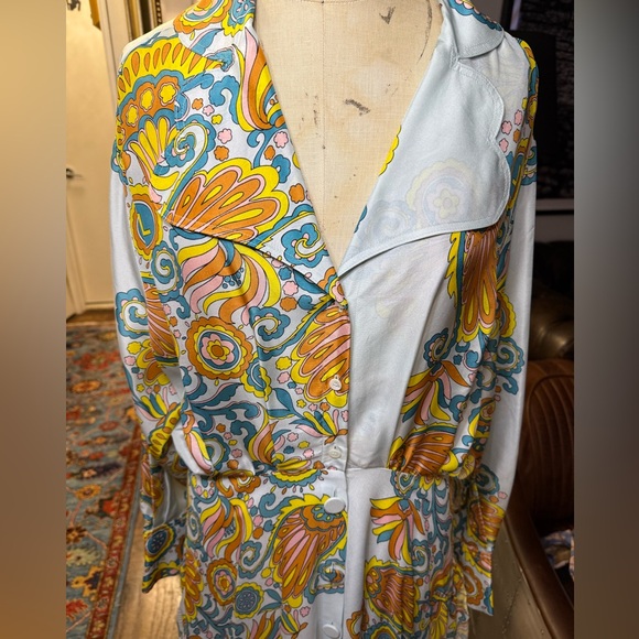 LANVIN Floral Printed Long Dress Runway - Picture 9 of 12